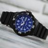 Casio Diver Look Series Waterproof Quartz Watch Resin Strap Men watches Blue MRW-200H-2B2
