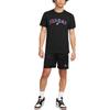 Jordan SS23 Solid Color Logo Drawstring Pocket High-Waisted Shorts Men Shorts Black DH9077-010