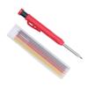 Woodworking Marking Pen 2.8mm Tungsten Carbide Tip Multifunction Scribing Tool with Refill3 Color