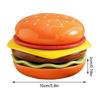 Stackable Hamburger Plate Set 6pcs Seasoning Plate Burger Sauce Bowls Condiment Bowls Mini Dinner Plate Sauce Container