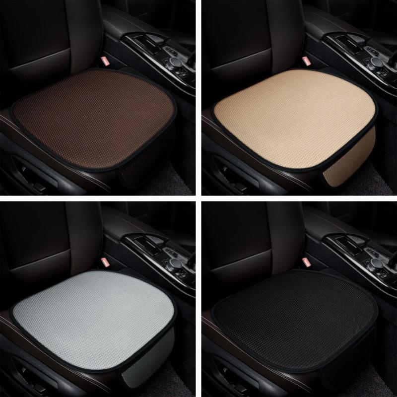 Ice Silk Car Seat Cushion Non-Slip Breathable Universal Mat for All Seasons Easy Clean Protection Hot Sale 2025