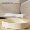 Yousheng Tissue Box Cover Rounded Corners Tissue Box Holder Spring Support Tissue Dispenser for Home Living Room Bedroom Office Use