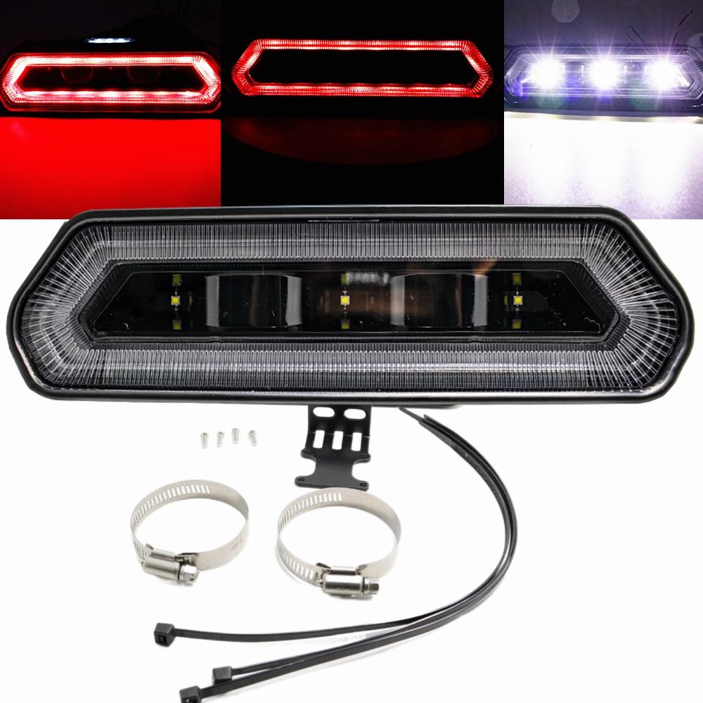 High Mount Brake Light For Car ATV Polaris RZR 1000 800 900 XP Ranger Rear Chase LED Light Bar Running Brake Reverse for Can-Am