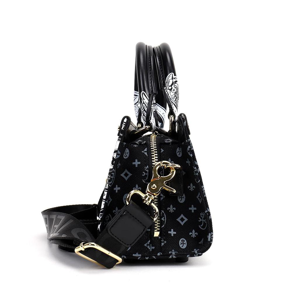 Castelbajac Versa Mini Tote Bag with Shoulder Red Strap, No. 67521,