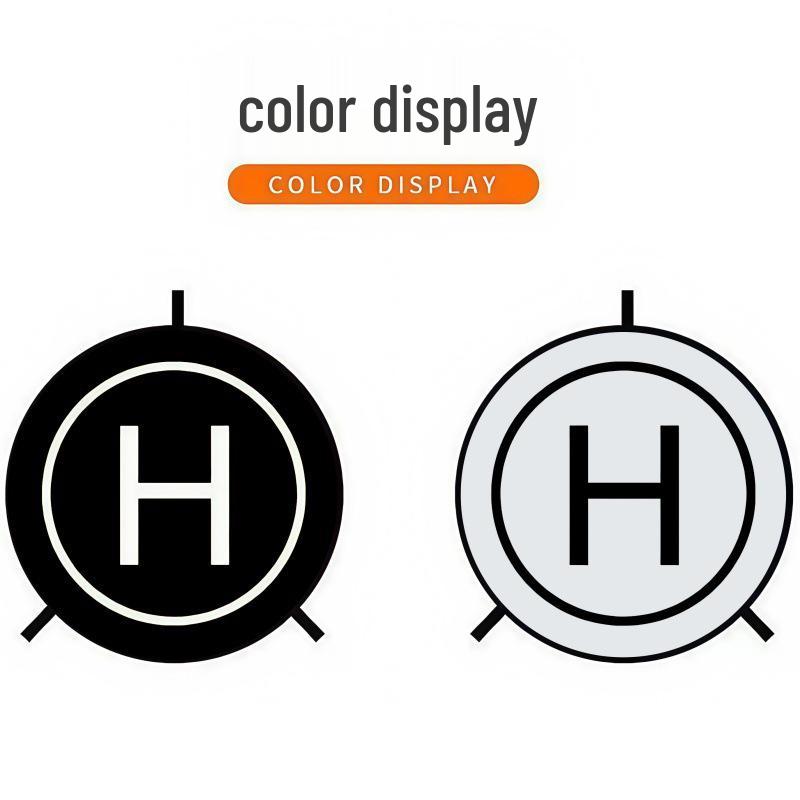 Tragbares, faltbares Drohnen-Landepad – 75 cm/55 cm, Gras-Koordinatenschürze für den Außenbereich