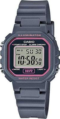 LA-20WH-8A Standard Digital Pink/Gray Women's Watch [Parallel Import]