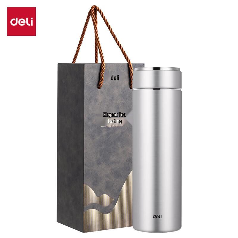 Термобутылка Deli 500 мл из нержавеющей стали 316L 500mL