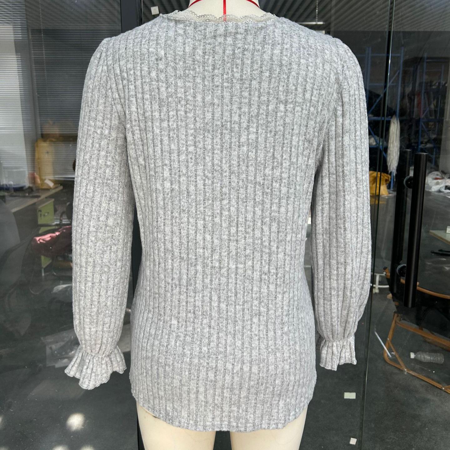 Модная женская рубашка с начесом — фото 8