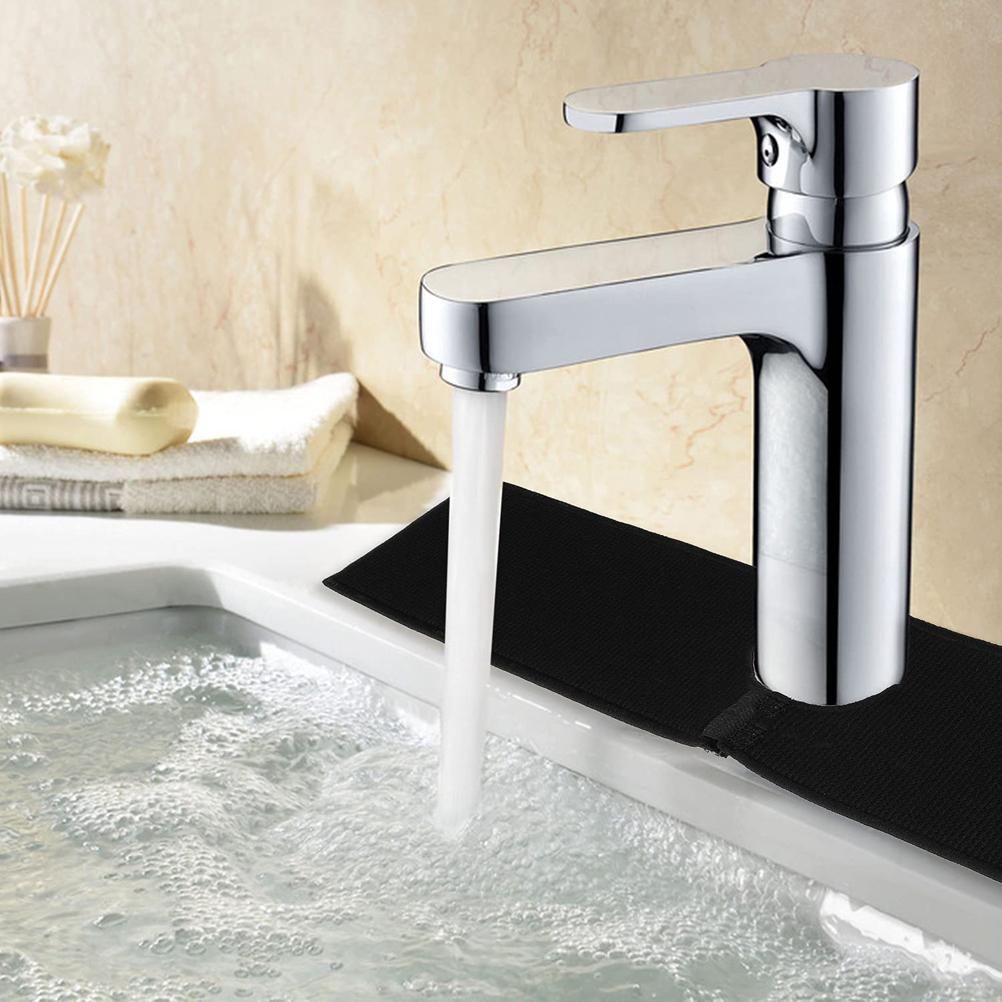 Faucet Absorbent Mat for Kitchen Sink Splash Guard Sink Water Splash Guard Behind Faucet Drying