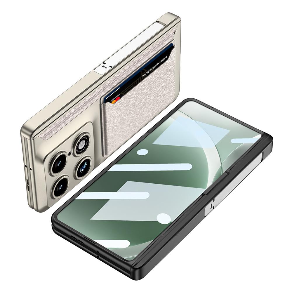 Motorola Razr Fold Folding Mobile Phone Case Card Pack Card Case Film Integrated Bracket Leather Case