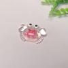 Cartoon Crab Resin Cabochons Flatback Kawaii Marine Life Decorative Pieces for Hair Bow Centerpiece Toddler Jewellery Slime DIY