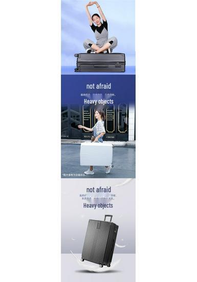30-Inch Retro Large Capacity Travel Suitcase with Universal Wheels and Durable Lock for Men, Women, and Students
