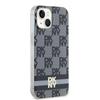 Dkny Dkhmp15Shcptsk Iphone 15 / 14 / 136.1 Czarny/Black Hardcase Iml Checkered Mono Pattern & Printed Stripes Magsafe