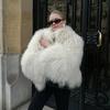 Imitation Short Beach Wool Women Fox Fur Coat New Autumn Winter Warm Fur Coat Faux Temperament Elegance Women for Coat