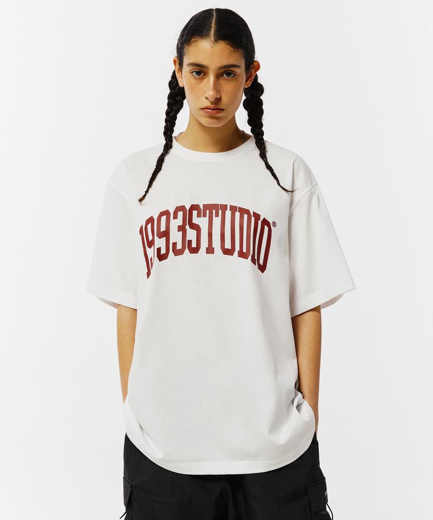 1993STUDIO Authentic Arch Logo T-Shirt_White