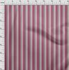 oneOone Cotton Flex Fabric Multicolor Stripe Print Fabric BTY 40 Inch Wide