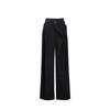 VEROMODA Women's Bowknot Pleated Wide-Leg Pants with Detachable Belt
