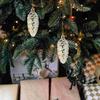 10 Stück Zubehör Weihnachtsdekoration Kunststoff Bemalt Kiefernzapfenkugeln Baum Bäume Weihnachtsbaumschmuck
