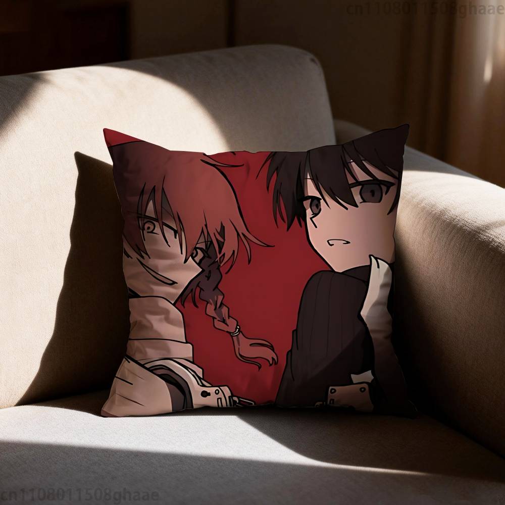 Zeno Remake Anime Pillow Case Sofa Living Room Bedroom Headboard Backrest Cushion Square Cushion Nap Time