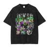 T-shirt Joker Hip Hop Vintage Lavata Film Vecchia Scuola Top Magliette T-shirt Oversize Manica Corta Felpe Unisex Cotone
