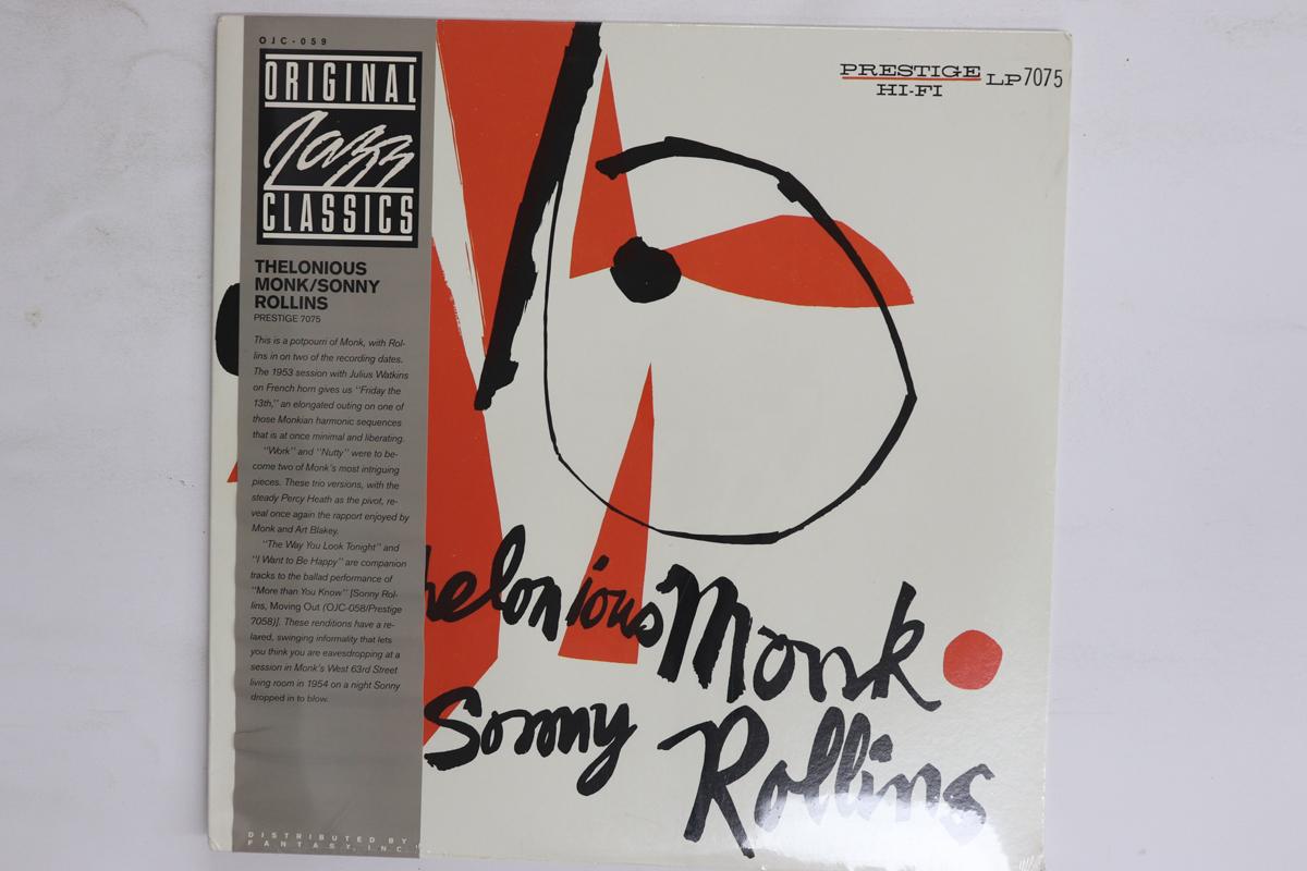 

LP Record THELONIOUS MONK Thelonious Monk OJC059 ORIGINAL JAZZ C 1983 US Obi Jazz Used