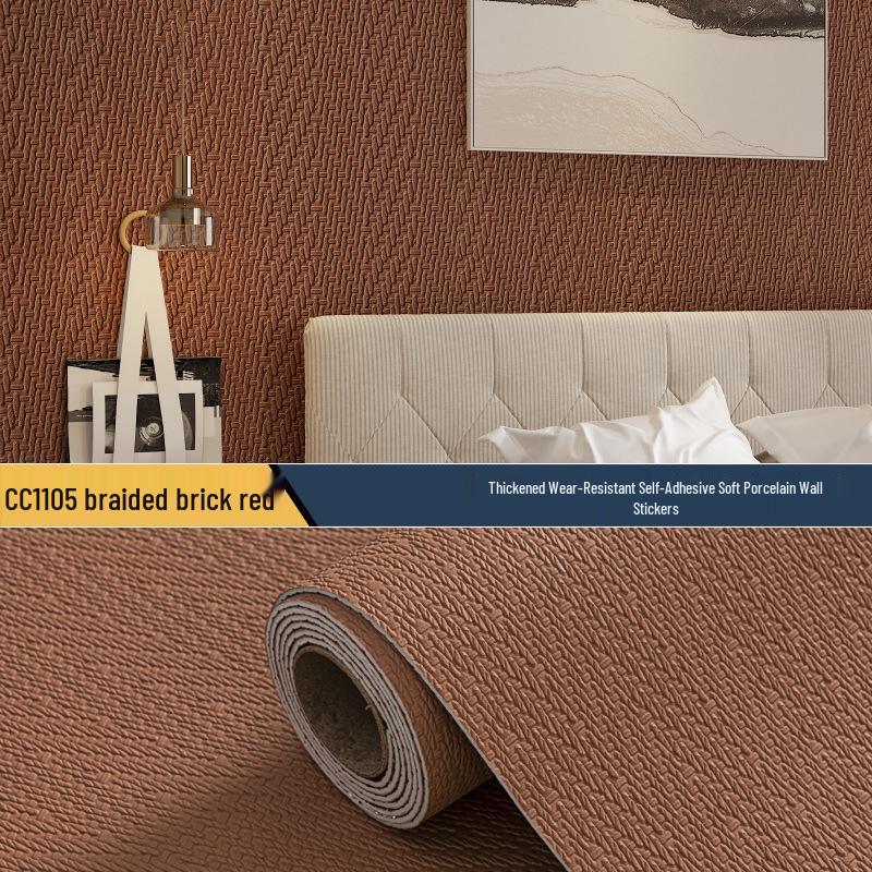 3D Imitation Stone Bendable Self-Adhesive Wallpaper for Wall Renovation