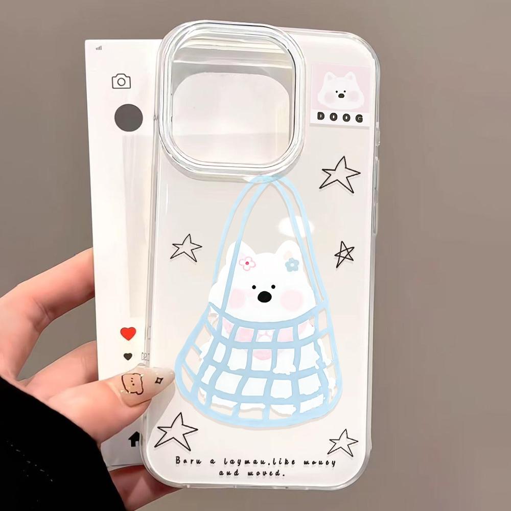 Painted Phone Case for iPhone 12 13 15 16 iPhone 16 12 13 14 15 Pro  14 15 16 Pro Max Coverage Shockproof Anti-Fingerprint Fresh Style Protective Case