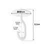Yamazaki Planter Hook with Plasterboard Pins - White - W6 X D6 X H8.2cm - Tower 10227