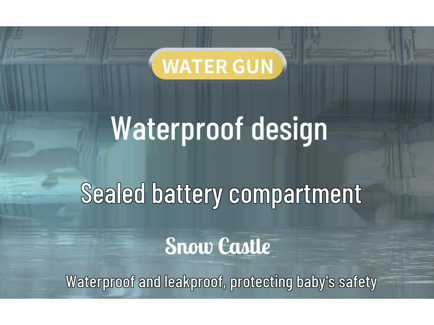 1911 Electric Toy Water Gun: Fully Automatic, Continuous Fire, LED Lights. Ideal for Festivals, Team Building, and Pool Fun.