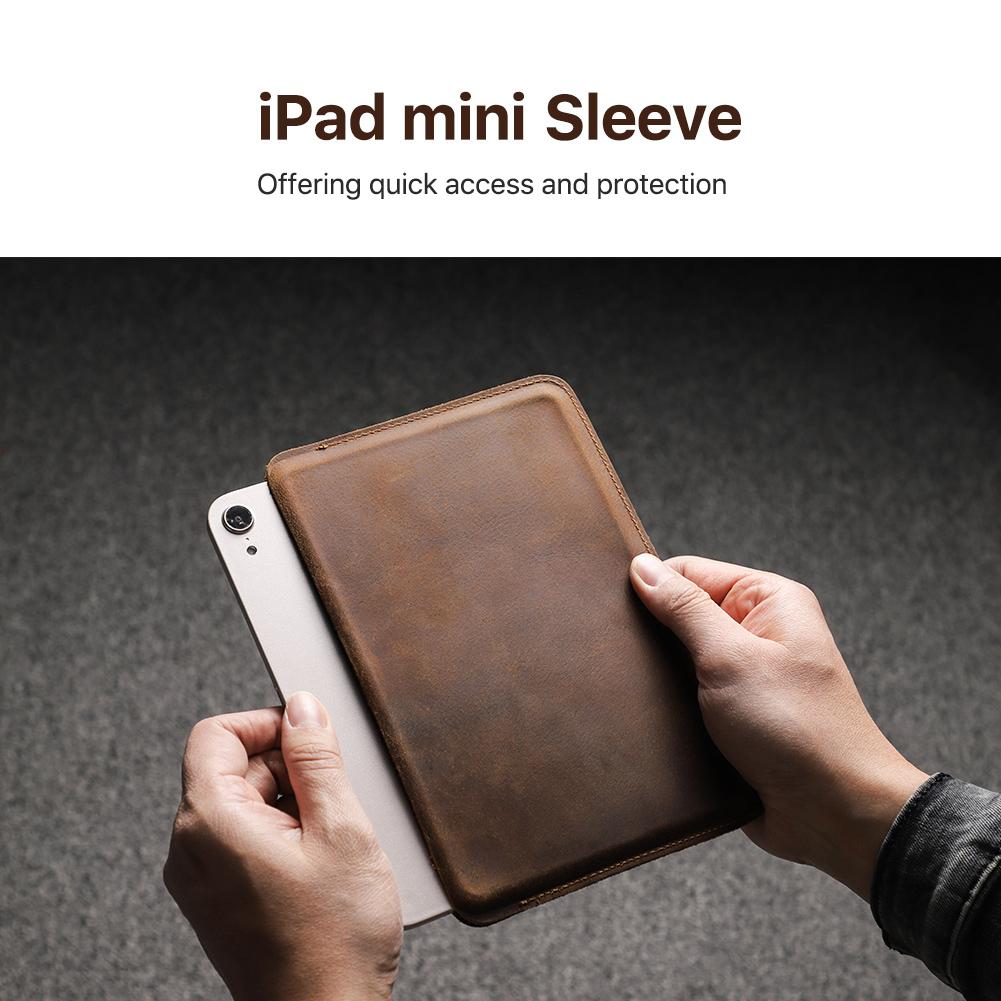 Genuine Leather Protective Shell For  iPad Mini 6 8.3 Inch Case 2021 Funda iPad Mini 5 4 3 2 1 7.9 Inch Galaxy Tab Sleeve Cover