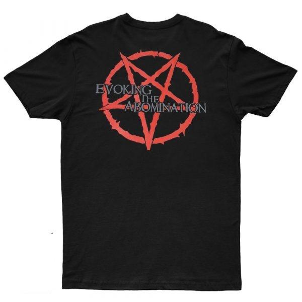 2025 New ABHORRENCE - Evoking The Abomination Print Unisex Street Fashion Trend Short Sleeved Pure Cotton Round Neck