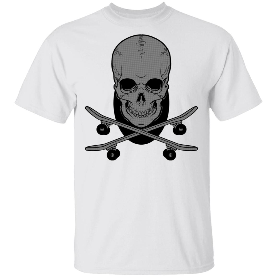 Skeleton Skateboarding Skateboard Shred T-Shirt S