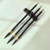 Ash-Tailed Mouse Whiskers Calligraphy Brush Set: Large, Medium, Small - Regular & Running Script with Metal Pen Holder for Beginners