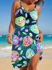 2025 Women's Summer Sleeveless   Print Casual Dress Summer Dress for Holiday Women Clothing
