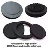 Soundproof Speaker Baffle Door Speaker Fast Rings Bass Blocker Door Trim Sound Insulation Rings 6.5" Speaker Enhancer