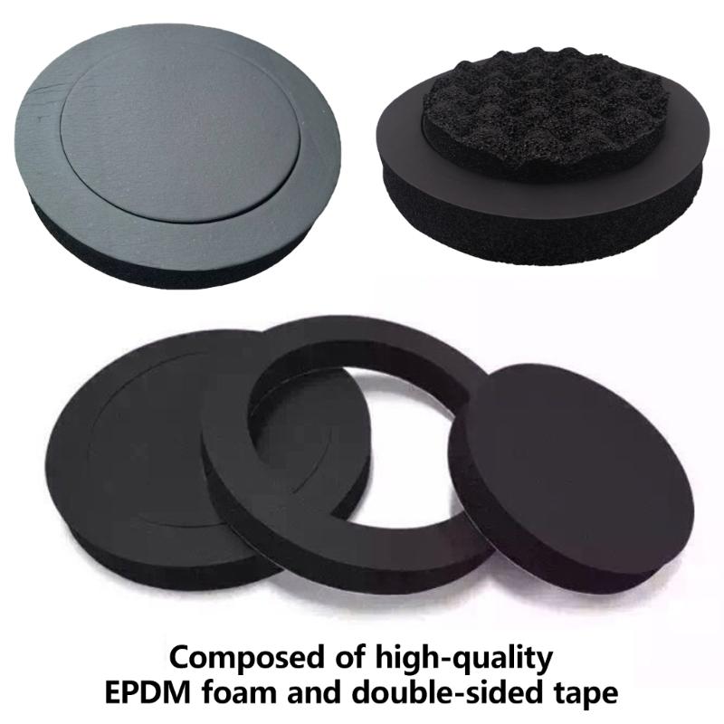 Soundproof Speaker Baffle Door Speaker Fast Rings Bass Blocker Door Trim Sound Insulation Rings 6.5" Speaker Enhancer