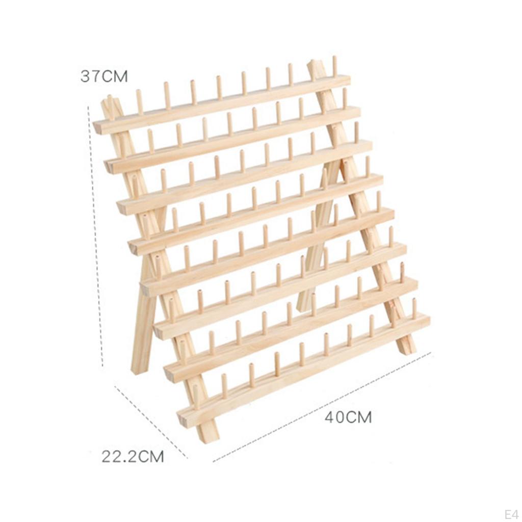 Sewing Thread Rack, Cone Holder Shelf Stable Durable Spools Roll Tools