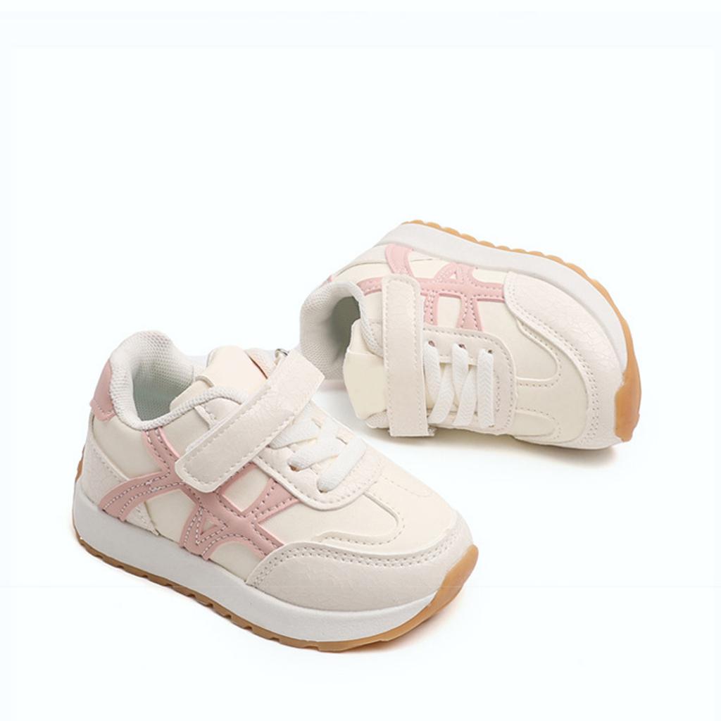 Toddler Soft Sole Walking Shoes Lightweight Breathable Sneakers Hook and Loop Closure Flexible Outsole Infant First Walker Shoes