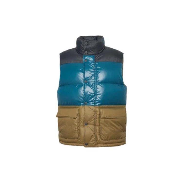 Converse Down Vests Men's Multicolor Stand Collar Moderate Other 10017093-A01