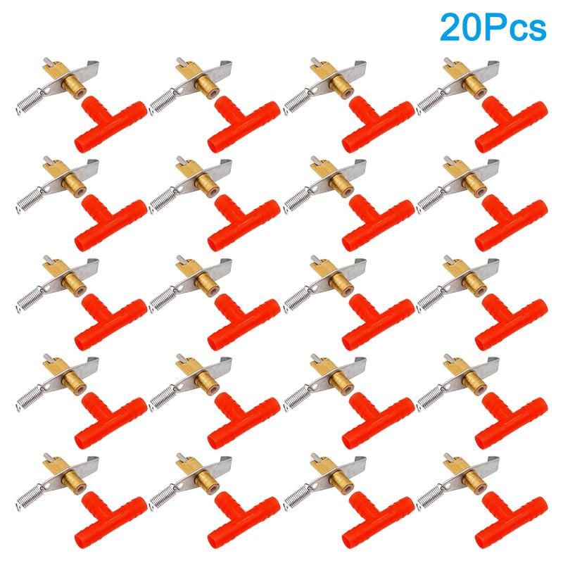 5/10/15/20Pcs Rabbits Drinker Nipple Automatic Feeding Water Nipples Pet Feeder Waterer For Rabbit Bunny Farm Rodents Animals