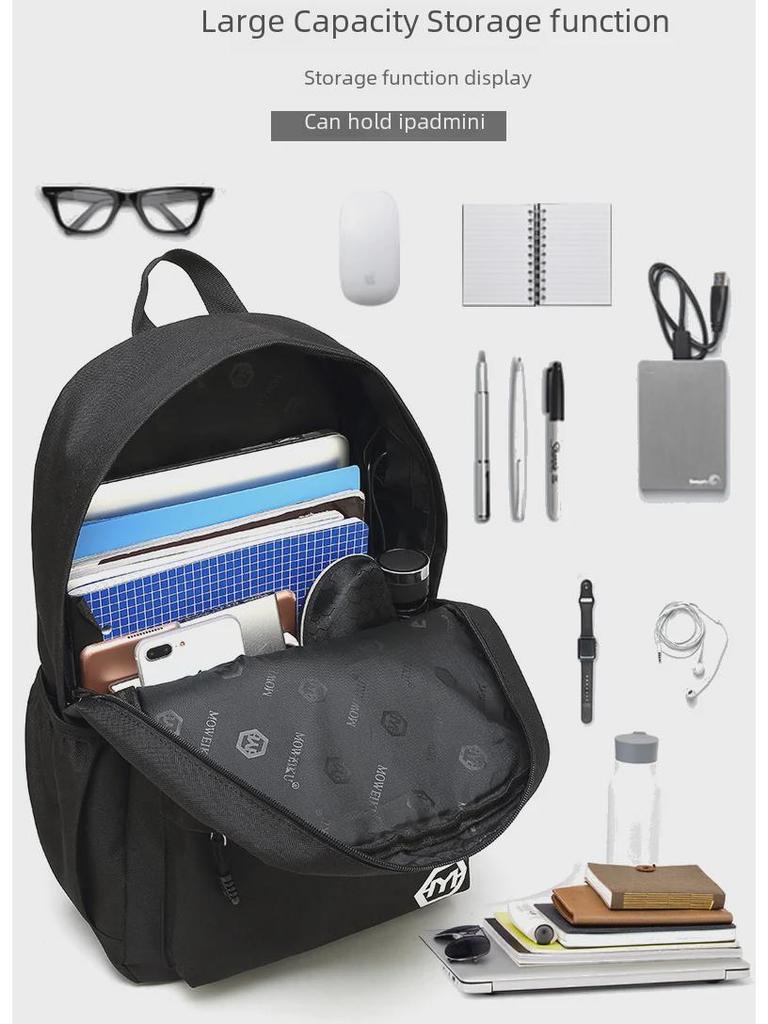 Men's Trendy Korean-Style Backpack for Boys and Teens
