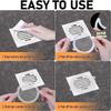 10-200PCS Patch de Bonde de Sol Jetable Anti-Obstruant Filtre Patch Salle de Bain Égout Attrape-Cheveux Cuisine & Salle de Bain Outils d'Obturation