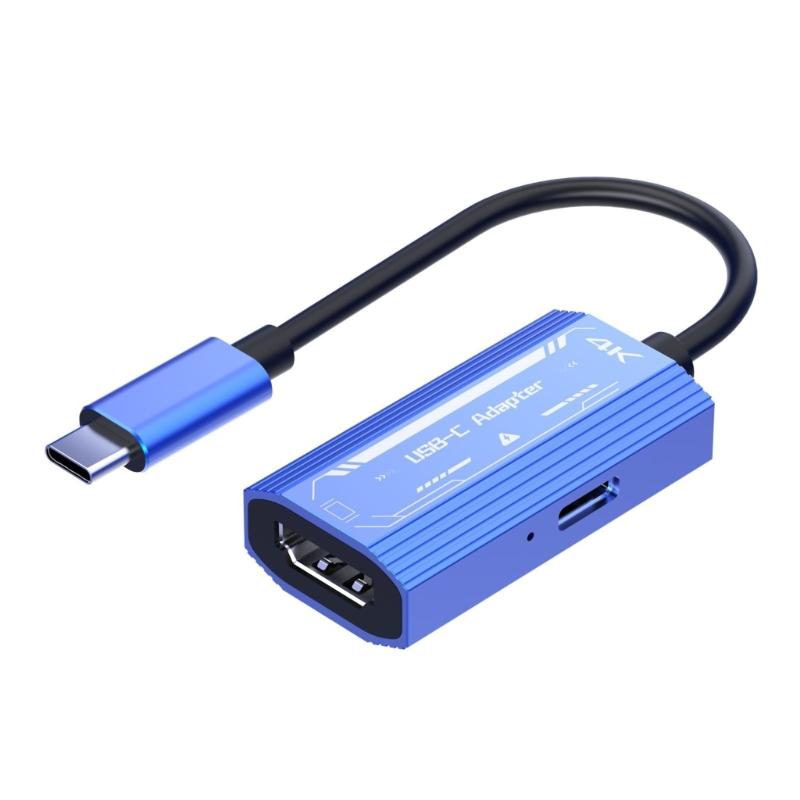 4K60Hz USB Type C Converter Cable Power Supply Adapter Cord for AR Glasses USB C Devices Wide Compatibility
