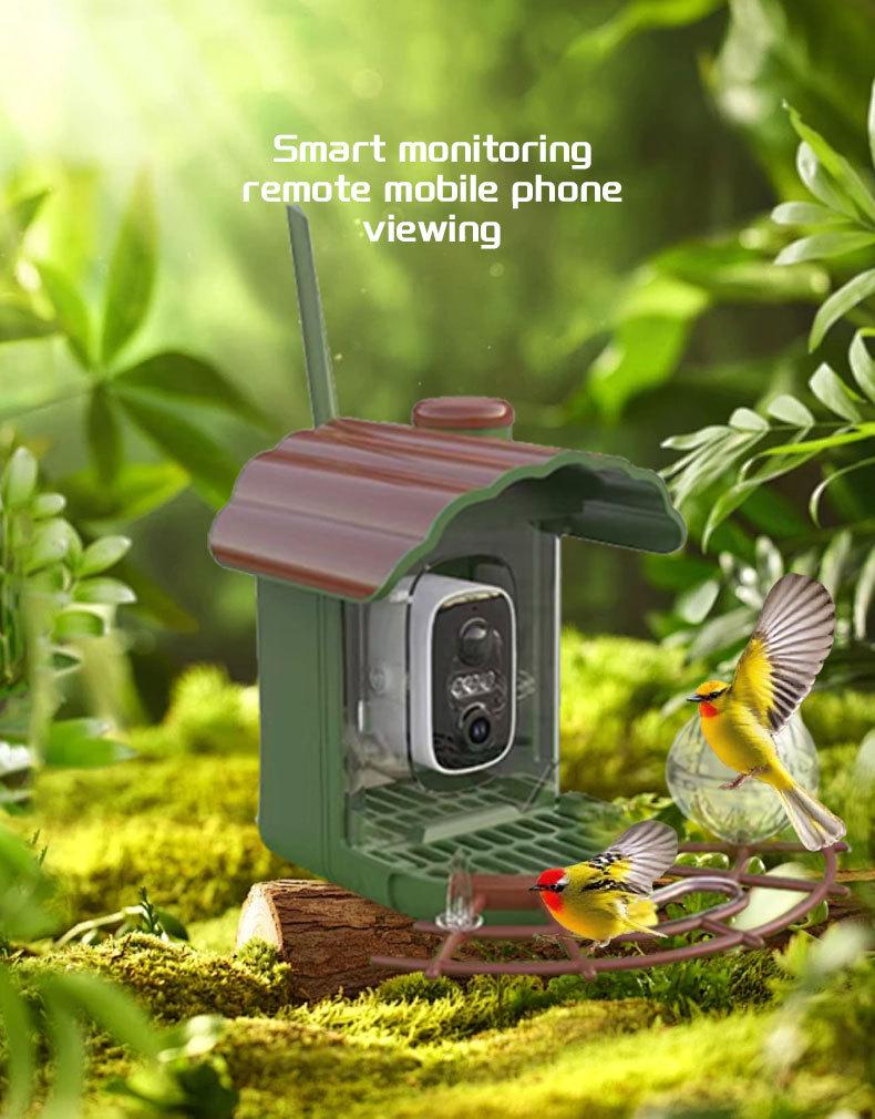 Smart Outdoor Solar Bird Feeder with Camera for Hummingbirds