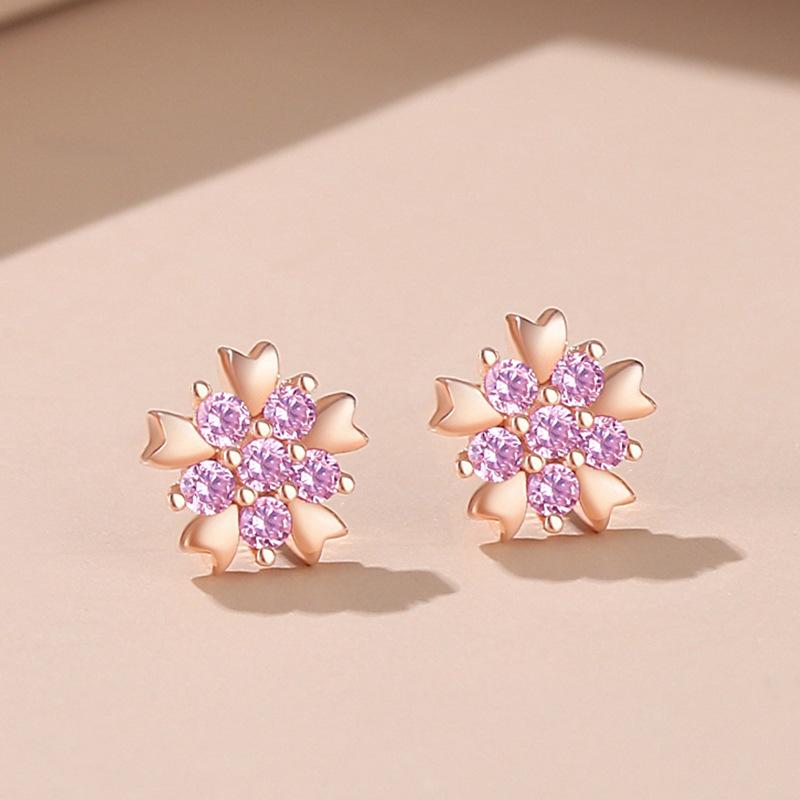 

Танциз стерлингового серебра 925 пробы циркон серьги серьги-капли для женщин подарки на свадьбу розового золота