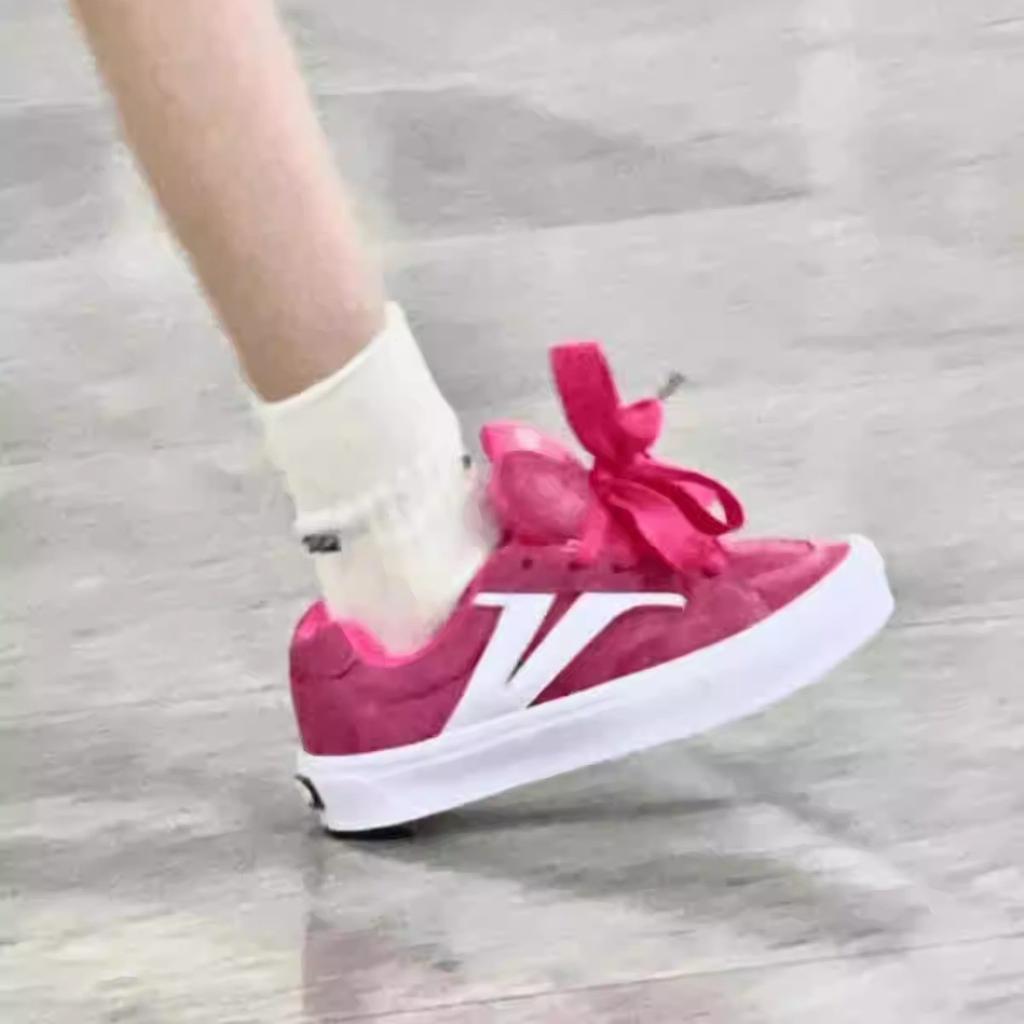 2025 spring and autumn new ins high-value bread shoes women's heightening skateboard shoes campus style versatile niche casual shoes