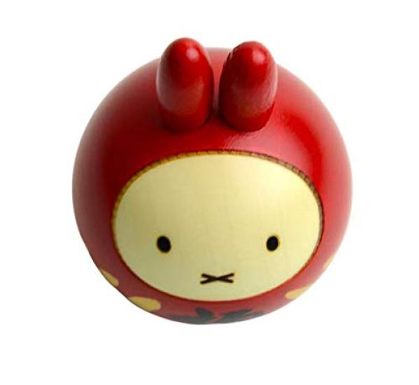 Usaburo Kokeshi Folk Craft Miffy Lucky Daruma Kokeshi Display Home Relaxation