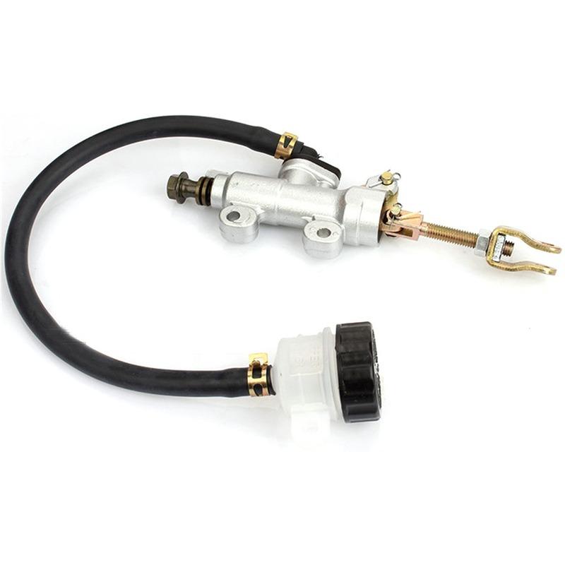 Rear Foot Brake Master Cylinder Pump Quad ATV Hydraulic with Reservoir for Arctic Cat 400 500 650 2X4 Pit Dirt Bikes Motorcycle