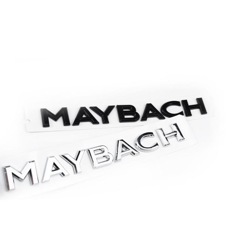Samolepky na auto s písmeny MAYBACH Mercedes Benz MAYBACH S400L S580 GLS600 úprava zadní kufr velké logo szm malá velikost autodoplňky