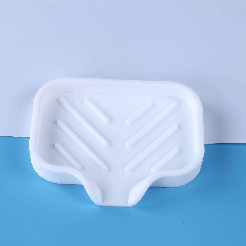 Drainage-type Silicone Soap Box for Soap Storage In Home Bathrooms, Washroom Countertops, Soap Racks, and Drainage Storage.